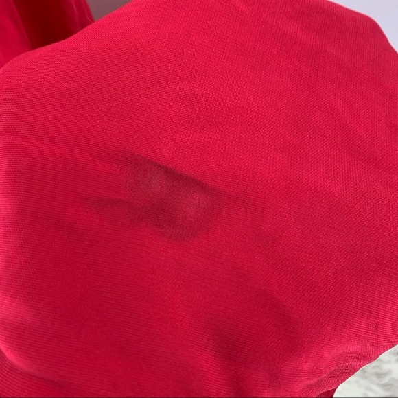 ABS Allen Schwartz Red Maxi Dress Women’s Size M NWT $380 - Picture 7 of 15